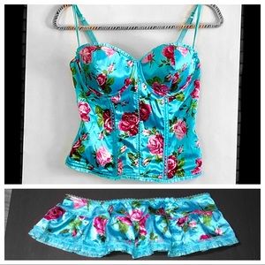 COPY - NWOT Corset & Skirt Set
